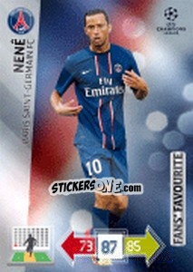 Figurina Nenê - UEFA Champions League 2012-2013. Adrenalyn XL n. 318 - Panini