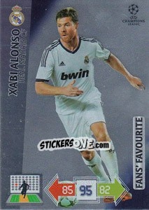 Sticker Xabi Alonso - UEFA Champions League 2012-2013. Adrenalyn XL n. 320 - Panini