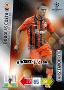 Sticker Douglas Costa - UEFA Champions League 2012-2013. Adrenalyn XL n. 322 - Panini