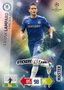 Figurina Frank Lampard - UEFA Champions League 2012-2013. Adrenalyn XL - Panini