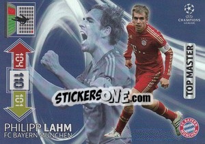 Figurina Philipp Lahm - UEFA Champions League 2012-2013. Adrenalyn XL - Panini