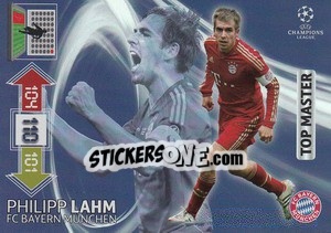 Sticker Philipp Lahm - UEFA Champions League 2012-2013. Adrenalyn XL n. 348 - Panini