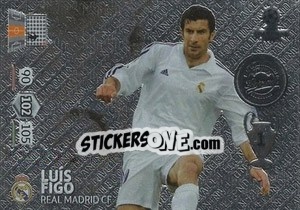 Sticker Luís Figo - UEFA Champions League 2012-2013. Adrenalyn XL n. 355 - Panini