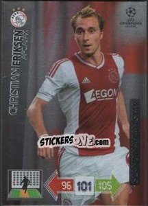Sticker Christian Eriksen - UEFA Champions League 2012-2013. Adrenalyn XL n. 356 - Panini
