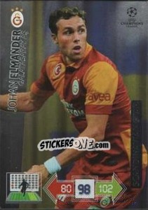 Sticker Johan Elmander - UEFA Champions League 2012-2013. Adrenalyn XL n. 357 - Panini