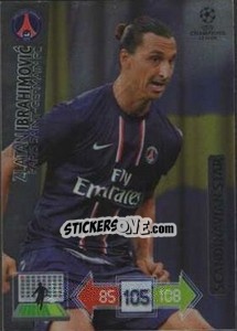 Sticker Zlatan Ibrahimovic - UEFA Champions League 2012-2013. Adrenalyn XL n. 359 - Panini