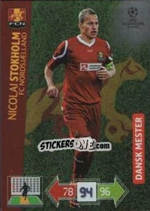 Sticker Nicolai Stokholm - UEFA Champions League 2012-2013. Adrenalyn XL - Panini