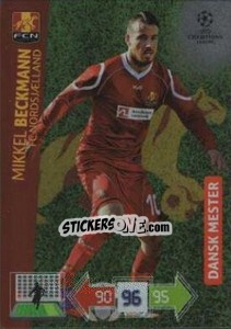 Cromo Mikkel Beckmann - UEFA Champions League 2012-2013. Adrenalyn XL - Panini