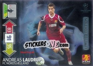 Sticker Andreas Laudrup - UEFA Champions League 2012-2013. Adrenalyn XL n. LE-AL - Panini