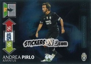 Cromo Andrea Pirlo - UEFA Champions League 2012-2013. Adrenalyn XL - Panini