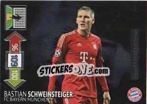 Cromo Bastian Schweinsteiger - UEFA Champions League 2012-2013. Adrenalyn XL - Panini