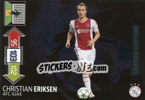 Sticker Christian Eriksen - UEFA Champions League 2012-2013. Adrenalyn XL n. LE-CE - Panini