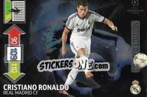 Figurina Cristiano Ronaldo - UEFA Champions League 2012-2013. Adrenalyn XL - Panini