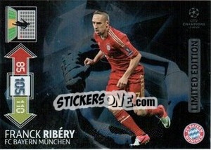 Figurina Franck Ribéry - UEFA Champions League 2012-2013. Adrenalyn XL - Panini