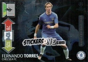 Sticker Fernando Torres - UEFA Champions League 2012-2013. Adrenalyn XL n. LE-FT - Panini