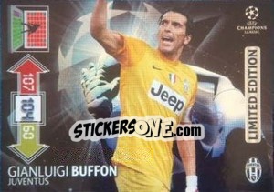 Figurina Gianluigi Buffon - UEFA Champions League 2012-2013. Adrenalyn XL - Panini
