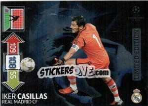 Sticker Iker Casillas - UEFA Champions League 2012-2013. Adrenalyn XL n. LE-IC - Panini