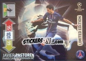 Figurina Javier Pastore - UEFA Champions League 2012-2013. Adrenalyn XL - Panini