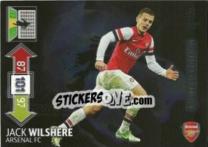 Sticker Jack Wilshere - UEFA Champions League 2012-2013. Adrenalyn XL n. LE-JW - Panini