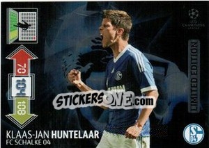 Sticker Klaas-Jan Huntelaar - UEFA Champions League 2012-2013. Adrenalyn XL - Panini