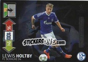 Figurina Lewis Holtby - UEFA Champions League 2012-2013. Adrenalyn XL - Panini