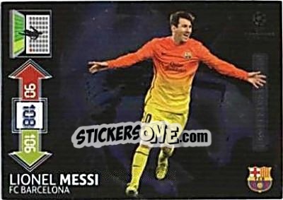 Sticker Lionel Messi - UEFA Champions League 2012-2013. Adrenalyn XL - Panini