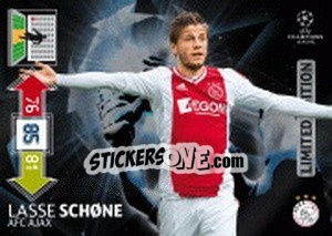 Sticker Lasse Schöne - UEFA Champions League 2012-2013. Adrenalyn XL n. LE-LS - Panini