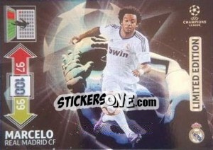 Sticker Marcelo - UEFA Champions League 2012-2013. Adrenalyn XL - Panini
