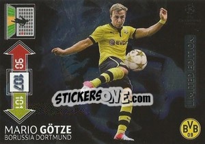 Sticker Mario Gotze - UEFA Champions League 2012-2013. Adrenalyn XL n. LE-MG - Panini