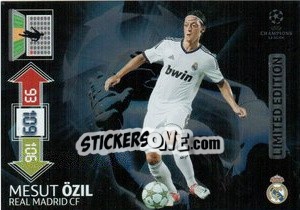 Sticker Mesut Özil - UEFA Champions League 2012-2013. Adrenalyn XL n. LE-MO - Panini