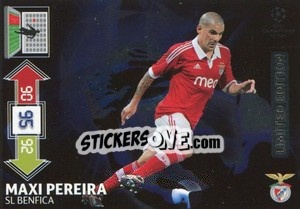 Figurina Maxi Pereira - UEFA Champions League 2012-2013. Adrenalyn XL - Panini