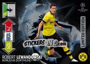 Sticker Robert Lewandowski - UEFA Champions League 2012-2013. Adrenalyn XL - Panini