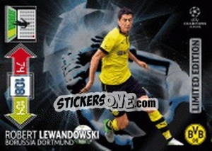 Figurina Robert Lewandowski - UEFA Champions League 2012-2013. Adrenalyn XL - Panini