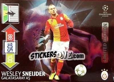 Sticker Wesley Sneijder - UEFA Champions League 2012-2013. Adrenalyn XL - Panini