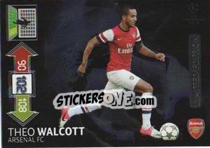 Sticker Theo Walcott - UEFA Champions League 2012-2013. Adrenalyn XL n. LE-TW - Panini