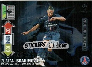 Sticker Zlatan Ibrahimovic - UEFA Champions League 2012-2013. Adrenalyn XL n. LE-ZI - Panini
