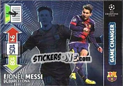 Cromo Lionel Messi - UEFA Champions League 2012-2013. Adrenalyn XL - Panini