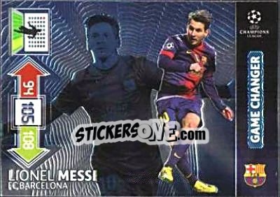 Sticker Lionel Messi - UEFA Champions League 2012-2013. Adrenalyn XL n. U13 - Panini