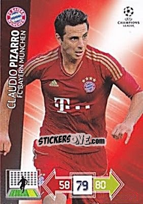 Sticker Claudio Pizarro - UEFA Champions League 2012-2013. Adrenalyn XL n. U18 - Panini