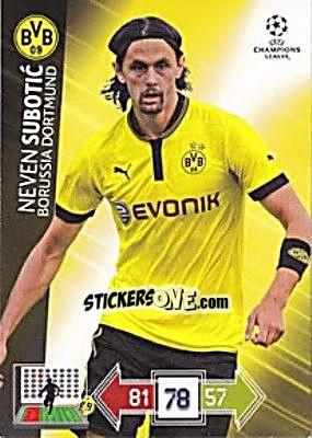 Cromo Neven Subotic - UEFA Champions League 2012-2013. Adrenalyn XL - Panini