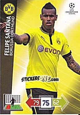 Cromo Felipe Santana - UEFA Champions League 2012-2013. Adrenalyn XL - Panini