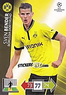 Sticker Sven Bender - UEFA Champions League 2012-2013. Adrenalyn XL n. U22 - Panini