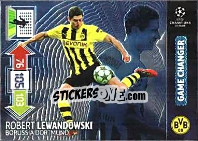 Sticker Robert Lewandowski - UEFA Champions League 2012-2013. Adrenalyn XL - Panini