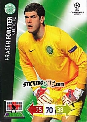 Sticker Fraser Forster - UEFA Champions League 2012-2013. Adrenalyn XL n. U28 - Panini