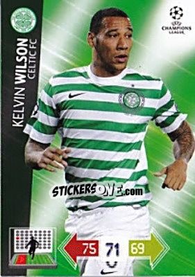 Sticker Kelvin Wilson - UEFA Champions League 2012-2013. Adrenalyn XL - Panini
