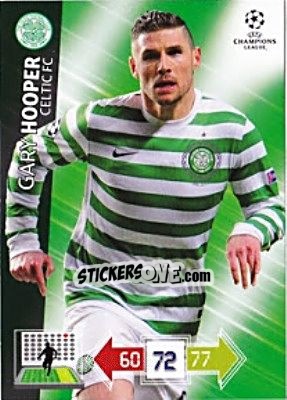 Sticker Gary Hooper - UEFA Champions League 2012-2013. Adrenalyn XL n. U39 - Panini