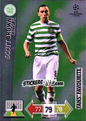 Sticker Scott Brown - UEFA Champions League 2012-2013. Adrenalyn XL n. U40 - Panini
