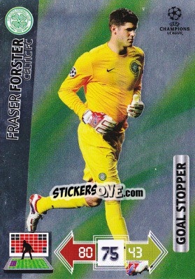 Cromo Fraser Forster - UEFA Champions League 2012-2013. Adrenalyn XL - Panini