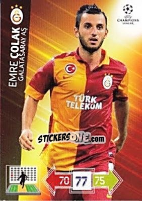 Cromo Emre Çolak - UEFA Champions League 2012-2013. Adrenalyn XL - Panini