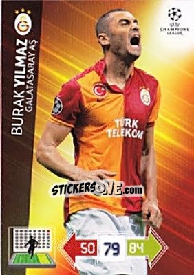 Sticker Burak Yilmaz - UEFA Champions League 2012-2013. Adrenalyn XL - Panini
